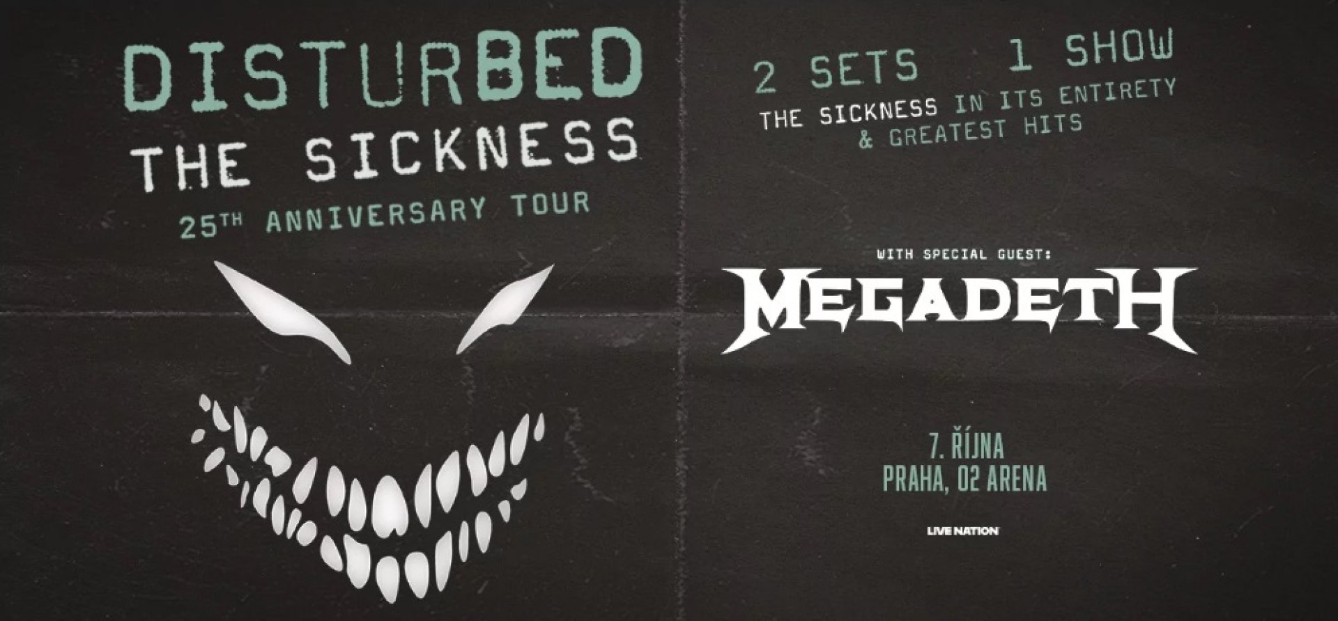 Disturbed, The Sickness 25th Anniversary Tour