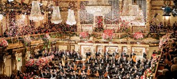 New Years Concert Vienna Philharmonic at Musikverein Golden Hall 