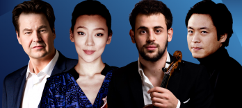 Peter Mattei, Clara-Jumi Kang y Yamen Saadi