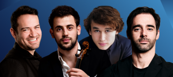 Marc Bouchkov, Daniel Lozakovich y Yamen Saadi