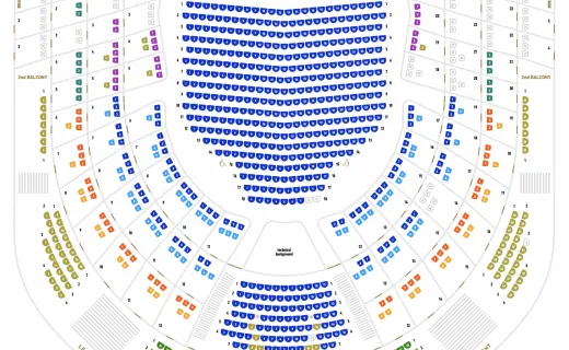 Prague State Opera Seating Plan